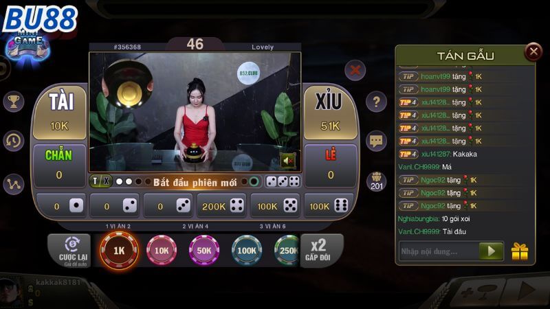 Giới thiệu về game Tài Xỉu Bu88